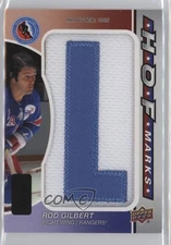 2023-24 Upper Deck SP Game Used HOF Marks 18/35 Rod Gilbert #HOFM-RG HOF 12wr