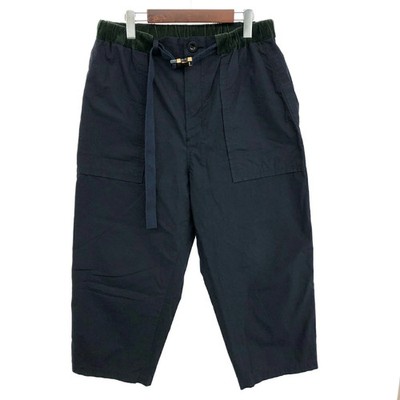 Sacai Oxford Pants Men s Navy Size 3 Clopped Bottoms Used