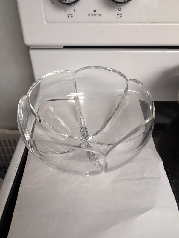 Rogaska Crystal 7.5" Scalloped Serving Bowl