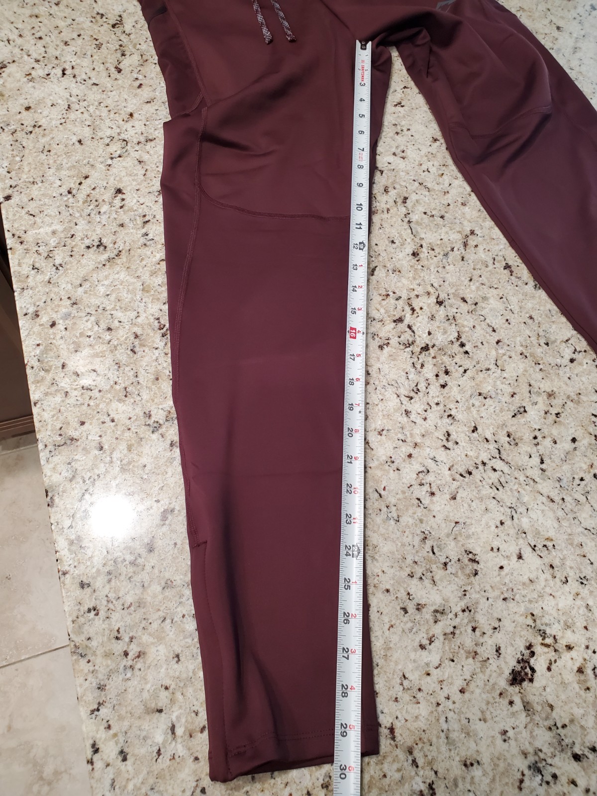 Nike Men's L Lunar Ray Bugundy Winterized Running Tights Pants FB8599-652 NWT