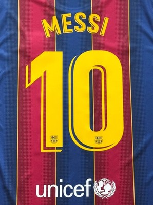 2020/21 Barcelona Home Jersey #10 Messi XL Nike Soccer La Liga