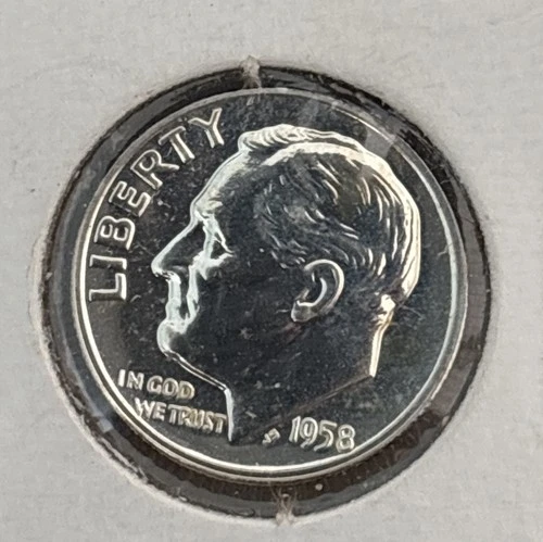 1958 PROOF ROOSEVELT SILVER DIME