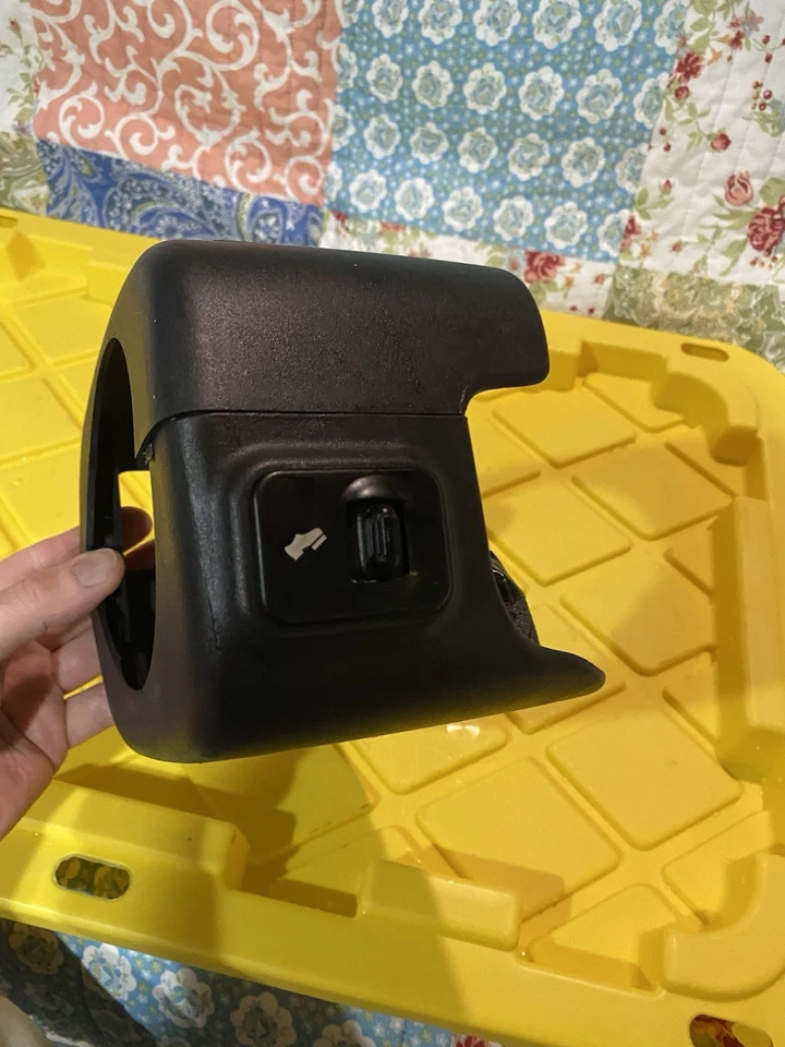 2001-2007 Dodge Grand Caravan PRETO moldura de coluna de direção acabamento mortalha fabricante de equipamento original - Imagem 3 de 4