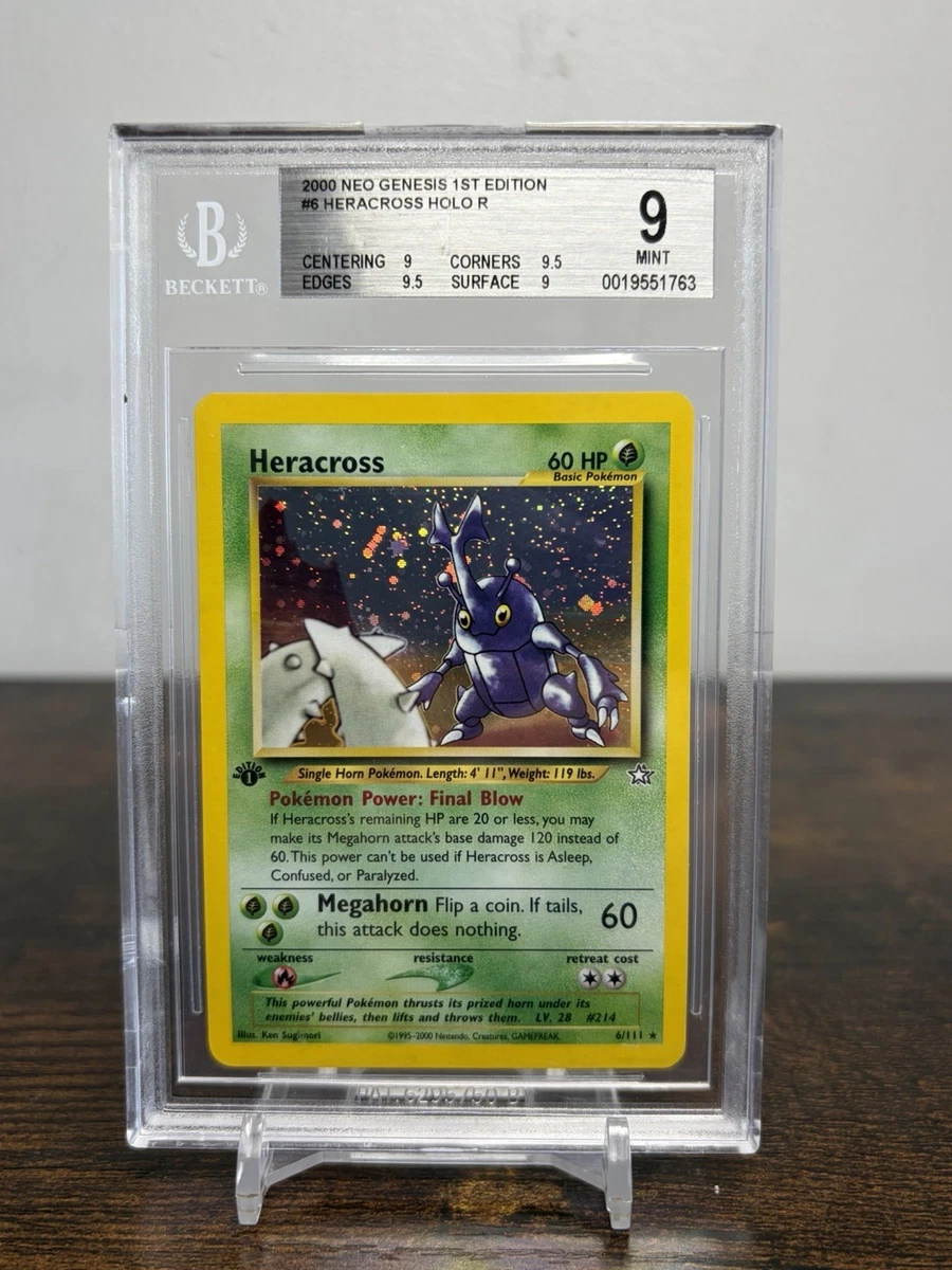 Pokémon TCG 1st Edition Holo Rare Individual Collectible Card Game