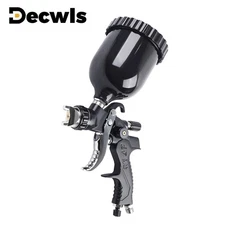 Professional HVLP Gravity Feed Spray Gun 600Ml Paint Cup1.3Mm Furniture,Wall,Car