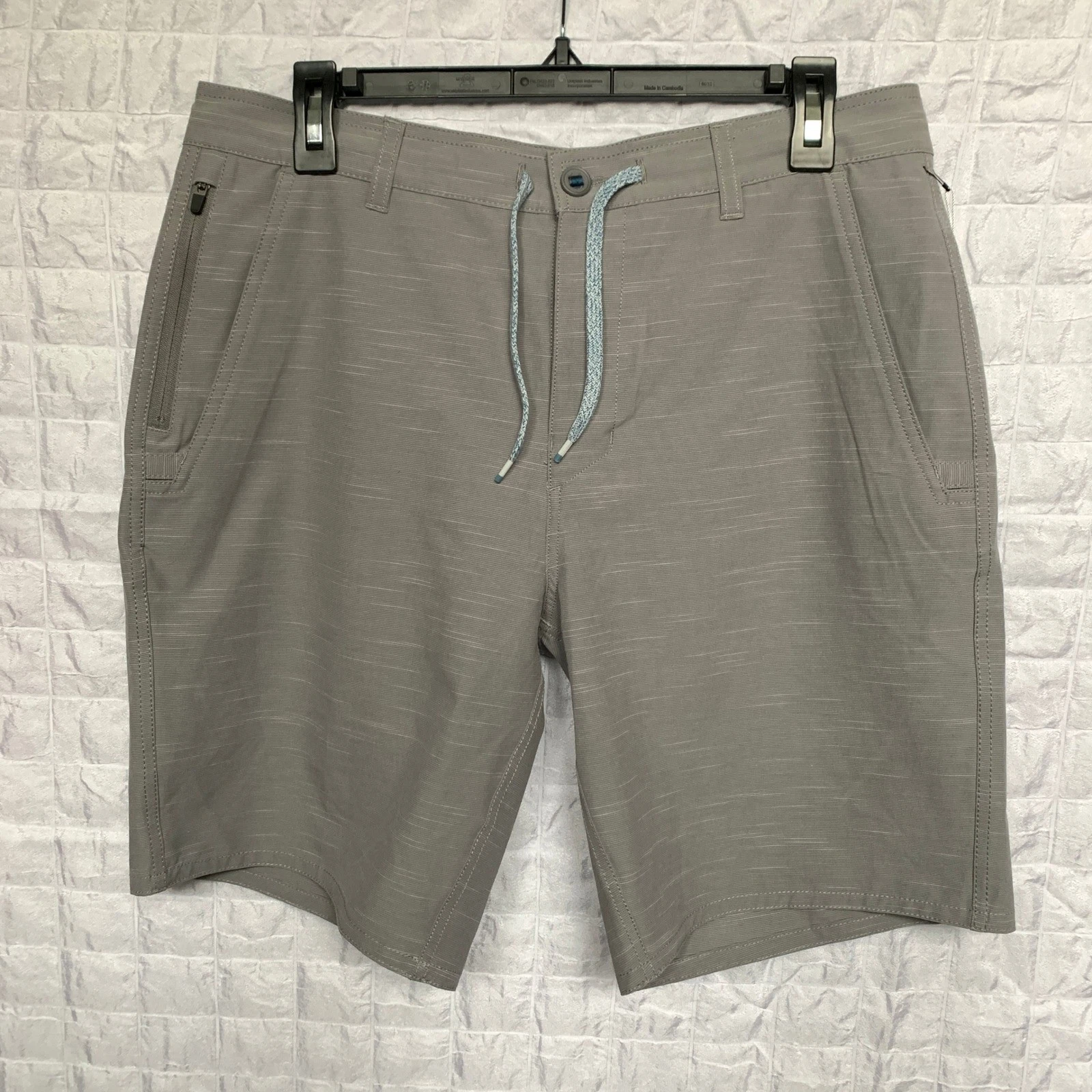 Amble sz 32 Cruiser Collection Walk Shorts Grey Heather Men's NWT