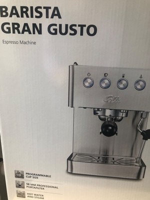 Solis Barista Gran Gusto 1014 Siebträger Espressomaschine - Edelstahl
