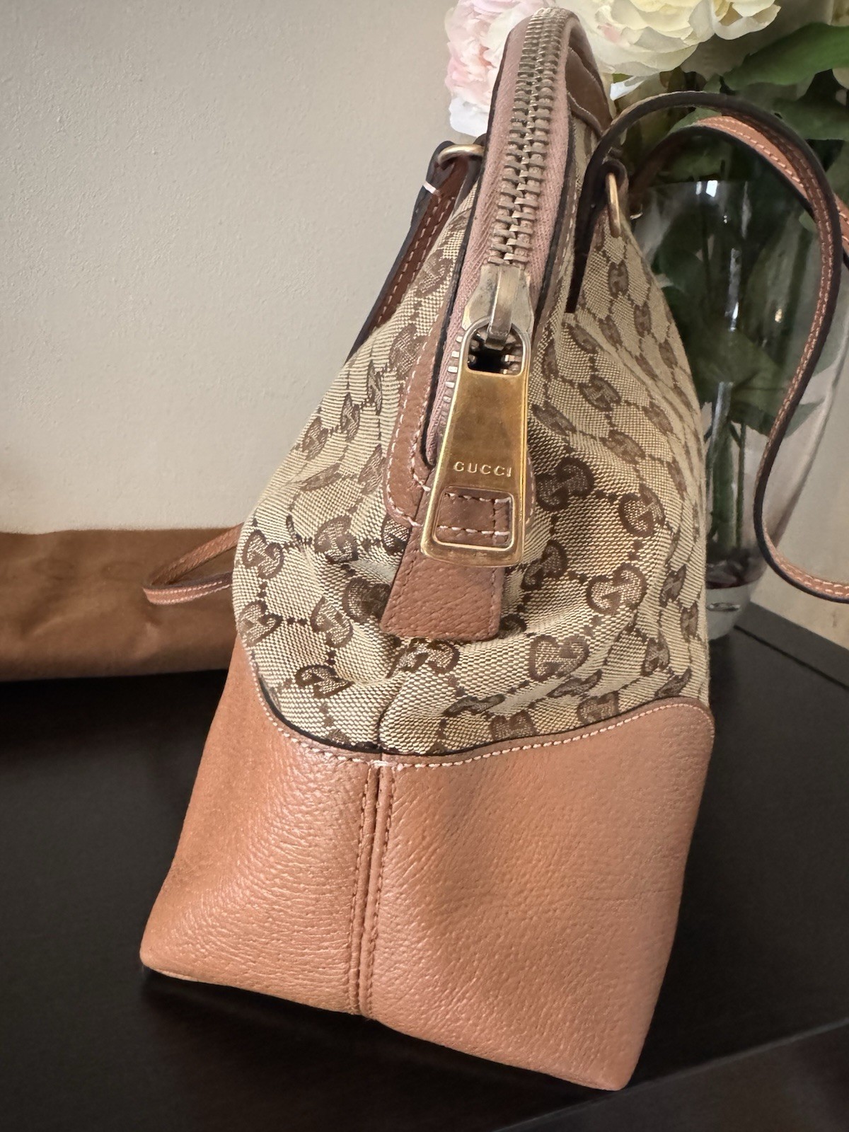 Authentic Gucci Monogram Brown Bree Shoulder Bag … - image 4