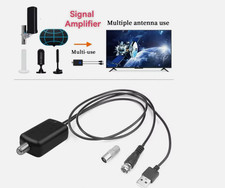 Antenna Amplifier HDTV Amplifier Low Noise Signal Booster TV Antenna Digital