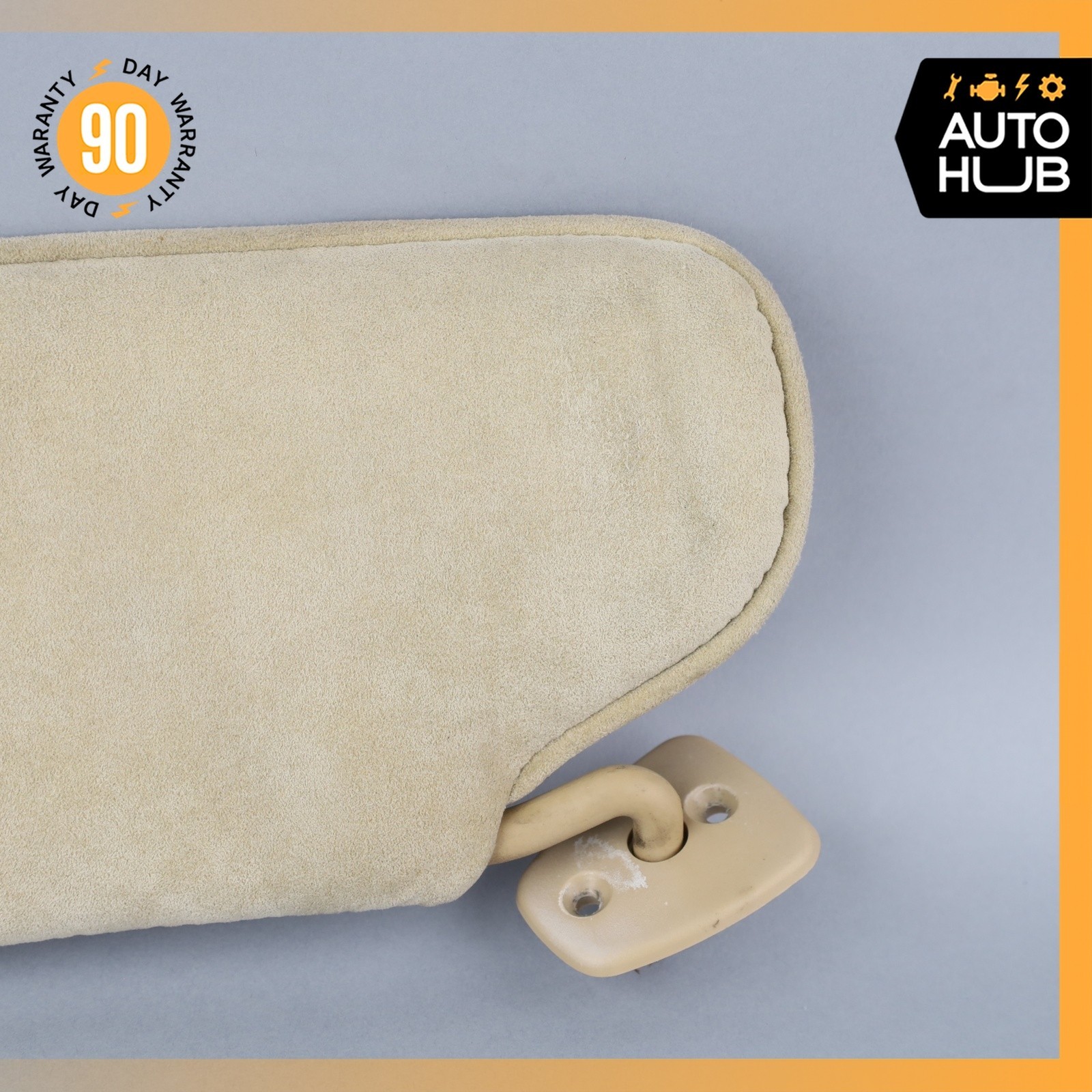 00-04 Aston Martin DB7 Vantage Right Side Sunvisor Sun Visor Suede OEM 38k
