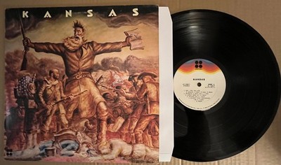 KANSAS - LOT OF 2 - S/T AND MONOLITH RECORDS MINT-