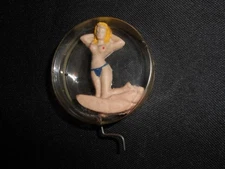 Novelty Toy Swimsuit Girl Rubber Dancing Gyrating Hand Turn Works Nude Gag Gift