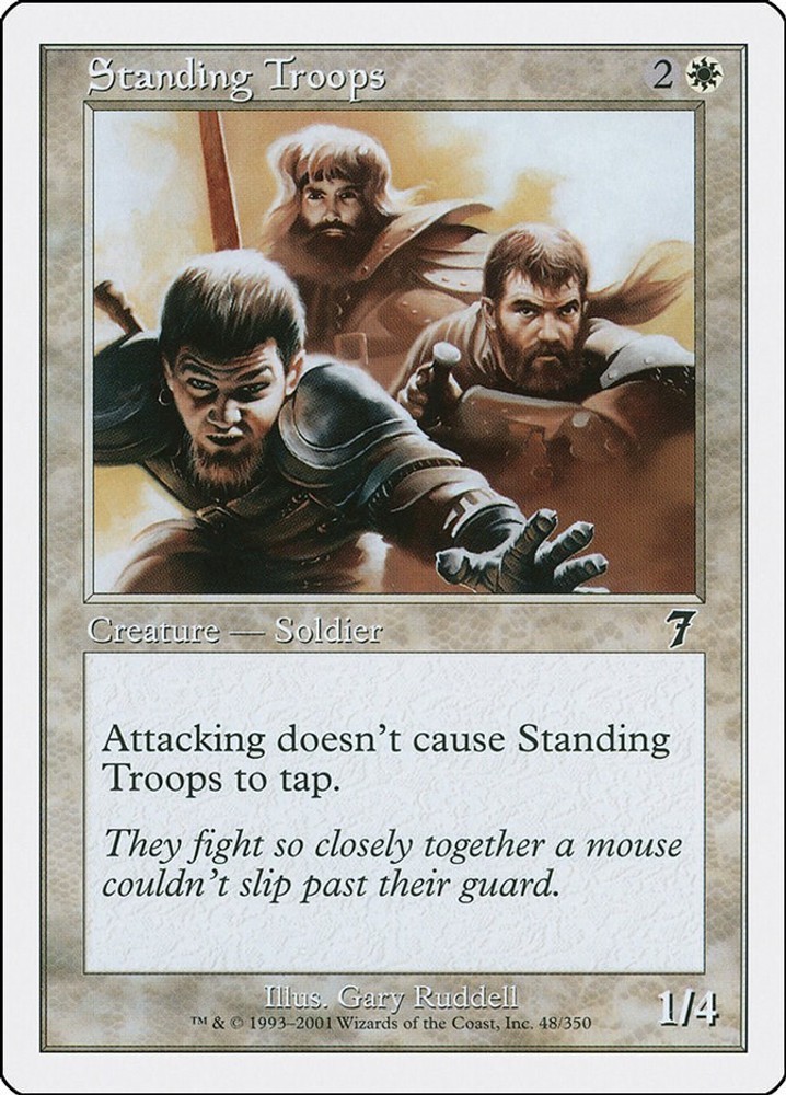 NM Standing Troops - 48 - 7th Edition