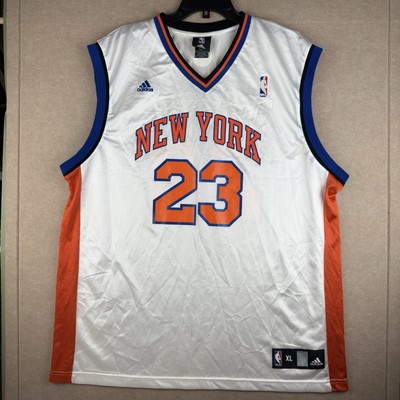 RARE LeBron James Knicks Jersey XL #23 Adidas NBA Custom Fan