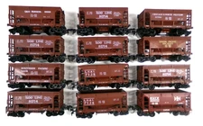 (12) HO gauge ore cars (lot 9133)