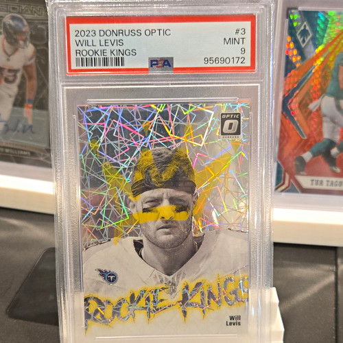 Panini 2023 Donruss Optic Rookie Kings #3 Will Levis Titans RC PSA 9