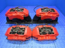 01-05 Porsche 911 996 Turbo C4s Front Rear Brembo Brake Caliper Set Red 6510