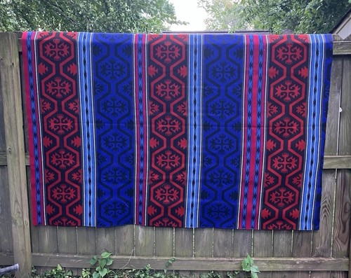 Coperta da campeggio vintage nativi americani Beacon Southwestern Aztec Pendleton anni '30 - Foto 5 di 6