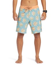 Quicksilver Eco Surfsilk QS 69 18 Board Shorts Waist 38 Swim Trunks Surf Beach