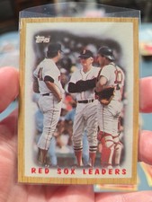 1987 Topps #306 Red Sox Leaders