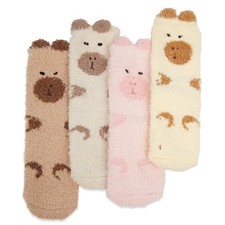 Womens Fuzzy Socks Soft Cozy Fluffy Winter Warm Slipper Socks Microfiber Home...