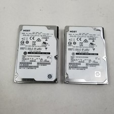 2 Dell HGST 1.2TB 10K 2.5" SAS SERVER HARD DRIVE R610 R620 R630 R710 R720 R730