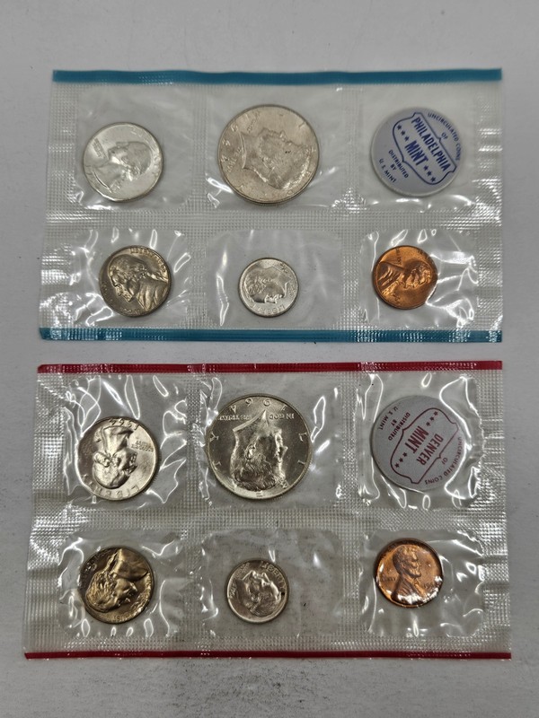 1964 United States Mint Uncirculated Silver Mint Set 🇺🇸 90% Silver Coins