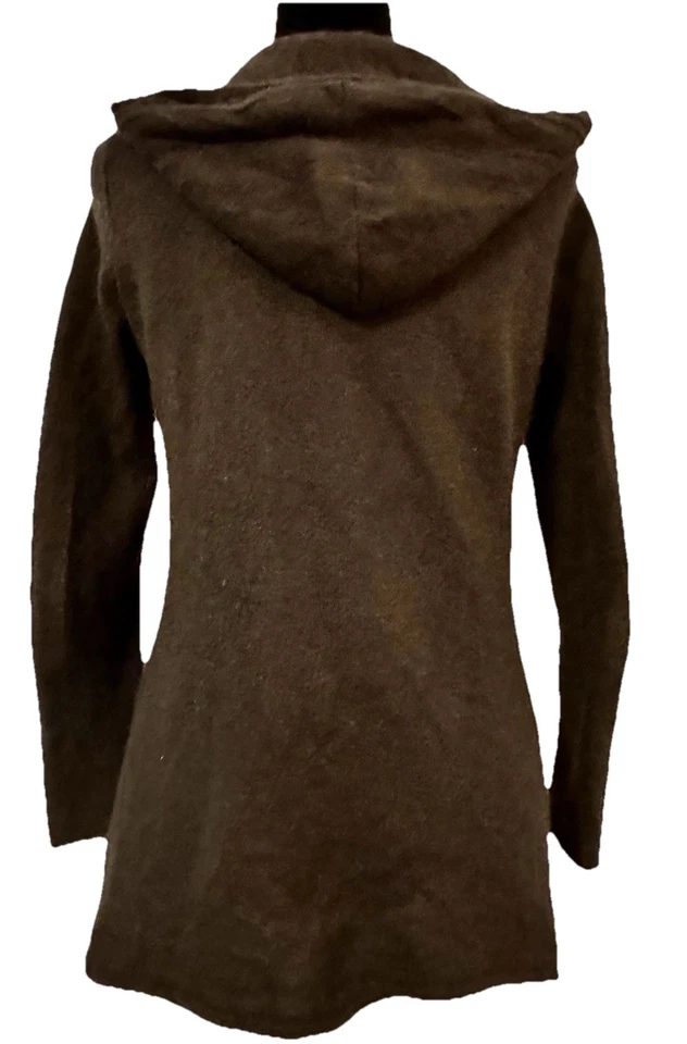 Cárdigan suéter 100 % cachemir marrón chocolate talla M Elena Solano para mujer Foto 2 de 4