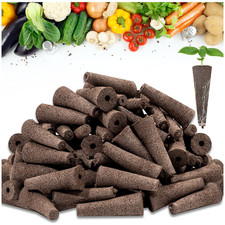 300Pcs Hydroponic Growth Sponges, Peat Moss Root Plugs for Indoor Gardening 0.25 per gallon