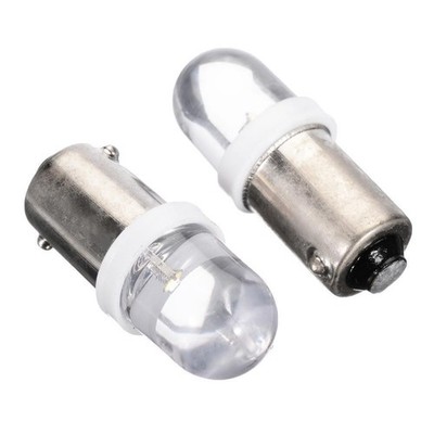 2X T4W  LED BA9S 233 12v Weiße Weitwinkel-Seitenlicht-/Innenraum