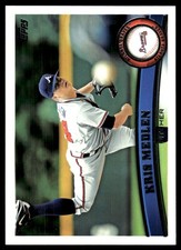 Kris Medlen 2011 Topps #392 Atlanta Braves MLB READ FREE SHIPPING AutographDen