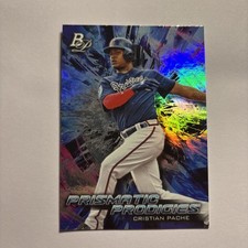 2018 Bowman Platinum Prismatic Prodigies #PPP18 Cristian Pache