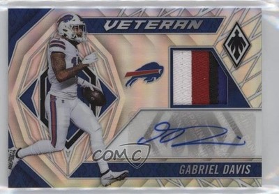 2022 Panini Phoenix Veteran Materials 16/50 Gabriel Davis #VAM-GD Auto 03hd