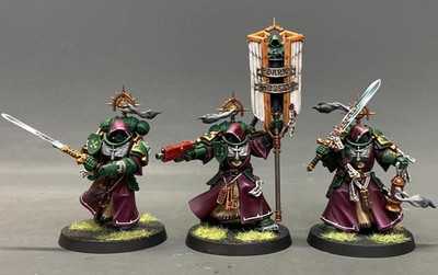 Inner Circle Companions PAINTED - Dark Angels Elite Bodyguard Unit w/ Arbiter