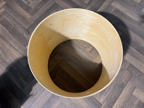 Mapex M Series Bass Drum Shell 22”x17.5” Bare Wood Project #NL13 - Picture 3 of 5