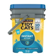 Purina Instant Action Clumping Cat Litter Floral Scent 35 lb Pail