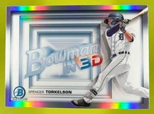 2022 Bowman #B3D-11 Spencer Torkelson in 3D RC Detroit Tigers