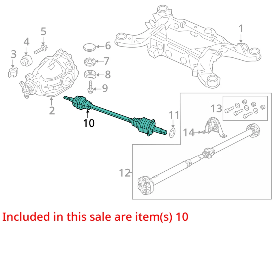 2015-2020 Dodge Challenger Axle Shaft Rear Passenger Cv C/v MVQ4V - Image 3 of 4