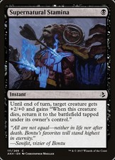MTG - Supernatural Stamina - Amonkhet - X1 - (LP) -  #G7564