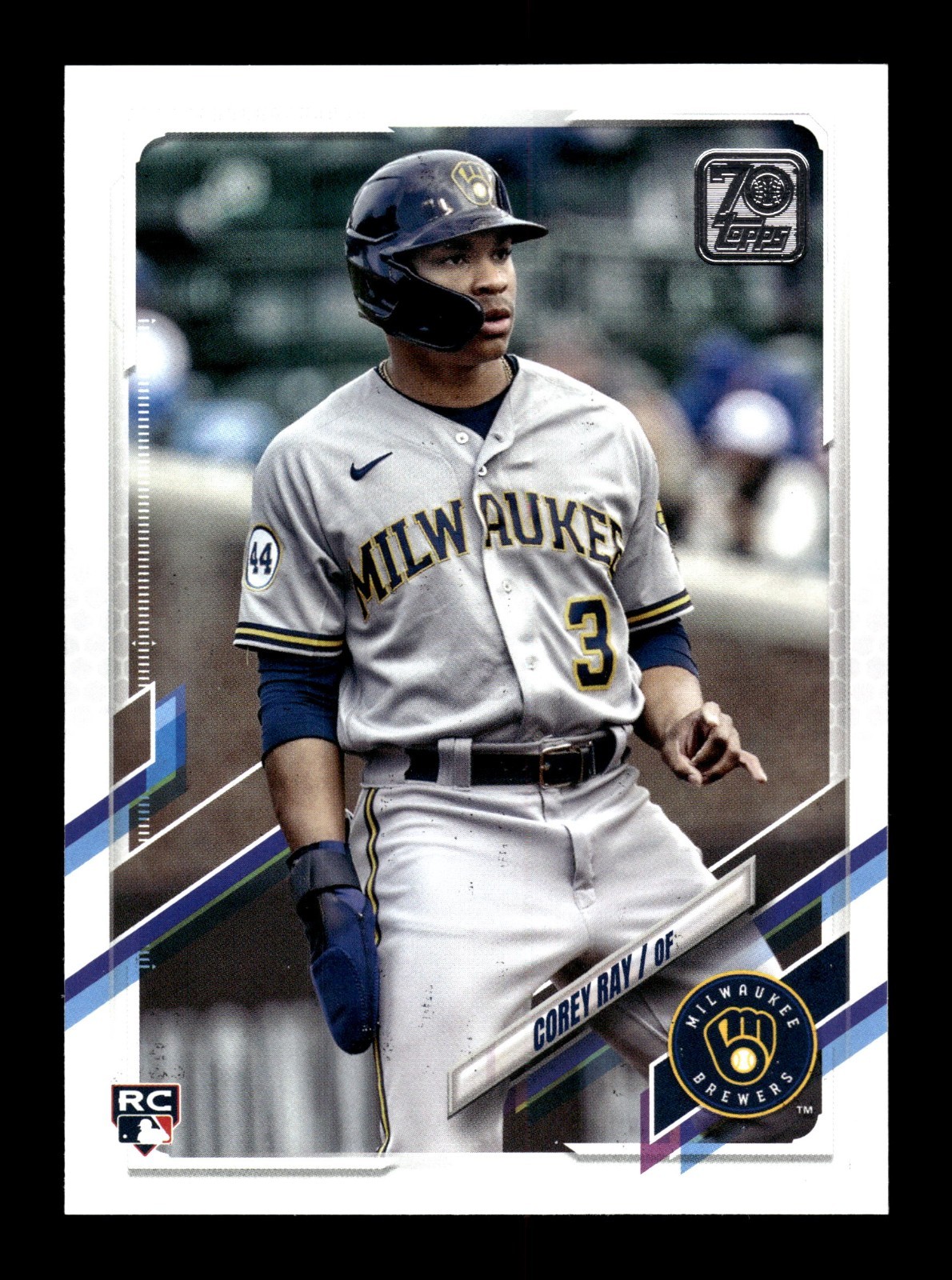 2021 Topps Update Series Corey Ray #US93 Milwaukee Brewers RC