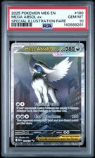 2025 POKEMON MEG EN-MEGA EVOLUTION #180 MEGA ABSOL EX PSA 10