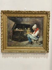 Quadro Antico Firmato V. Volpe