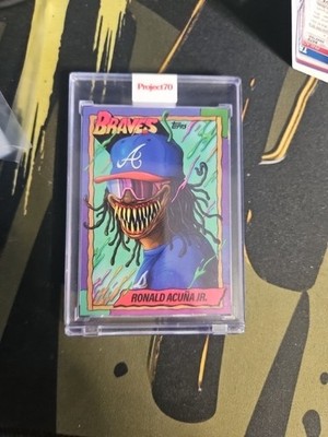 2021 TOPPS PROJECT 70 RONALD ACUNA JR ALIEN #34 BRAVES ALEX PARDEE PR: 14825