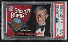 2002 Topps American Pie A Piece of American Pie George Burns #PAP-GB PSA 6 13xi