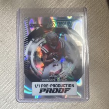Leaf Flash Hotwire Jabari Mack 1/1 Pre-Production Proof Football Card