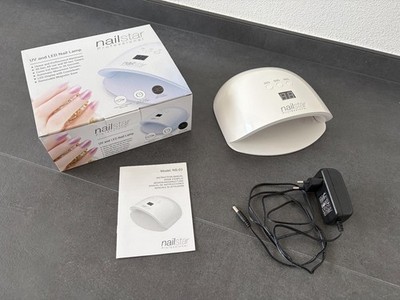NailStar Professioneller UV LED Nageltrockner - Nagellampe für Gel-Nägel, Timer