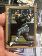 TOPPS UPDATE SERIES DANNY JANSEN TAMPA BAY RAYS GOLD #US81 SERIAL /2025 2025
