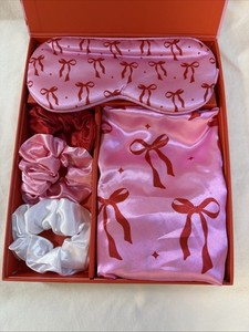 Sweet Dreams, Satin Pillowcase, Eye Mask & 3 Hair Ties