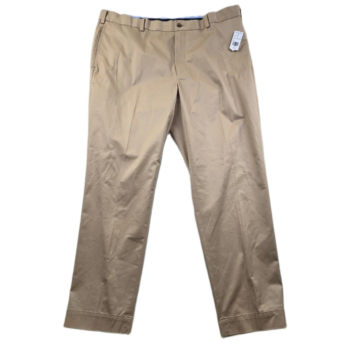 Pantalon Relaxed Fit en Coton en Beige pour homme | Brooks Brothers® EU