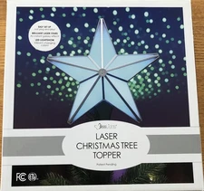 Blisslights Laser Christmas Tree Star Topper LED Lightshow NEW